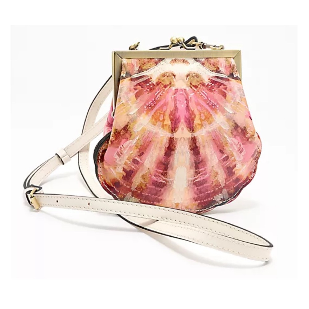 Patricia Nash Pink and Gold Crossbody Bag